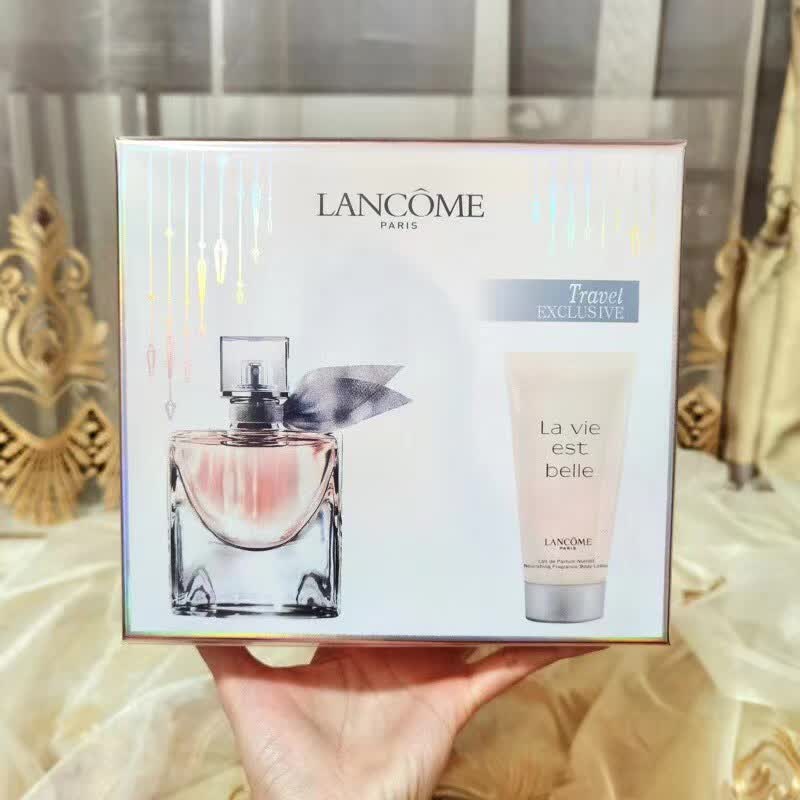 蘭蔻美麗人生香水身體乳2件套